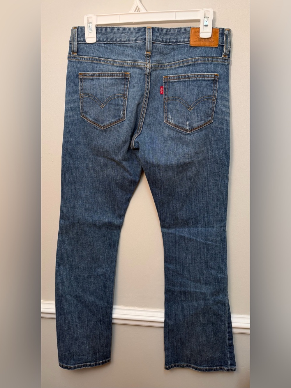 Levi’s 534 Low Flare Bootcut Jeans Women’s 4M Low Rise Y2K Stretch Medium Wash - Picture 3 of 9